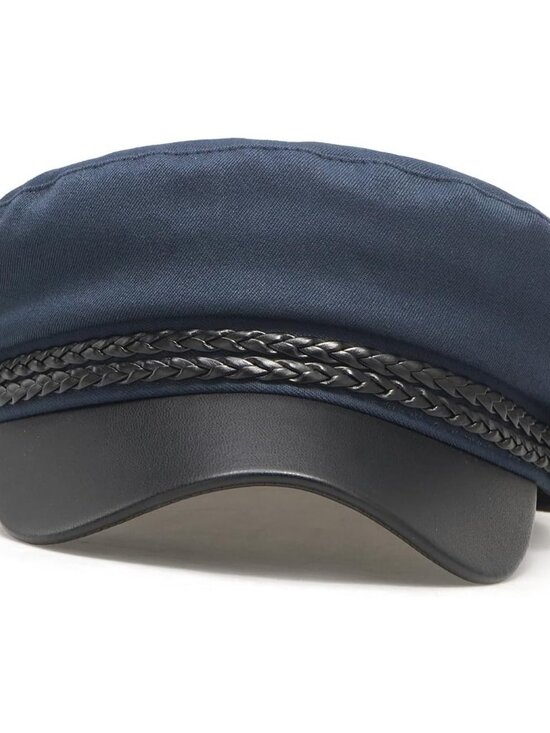 Women\'s Newsboy Cap Fiddler Caps Classic Beret Hat Fisherman Flat Hats Navy Blue main image 7